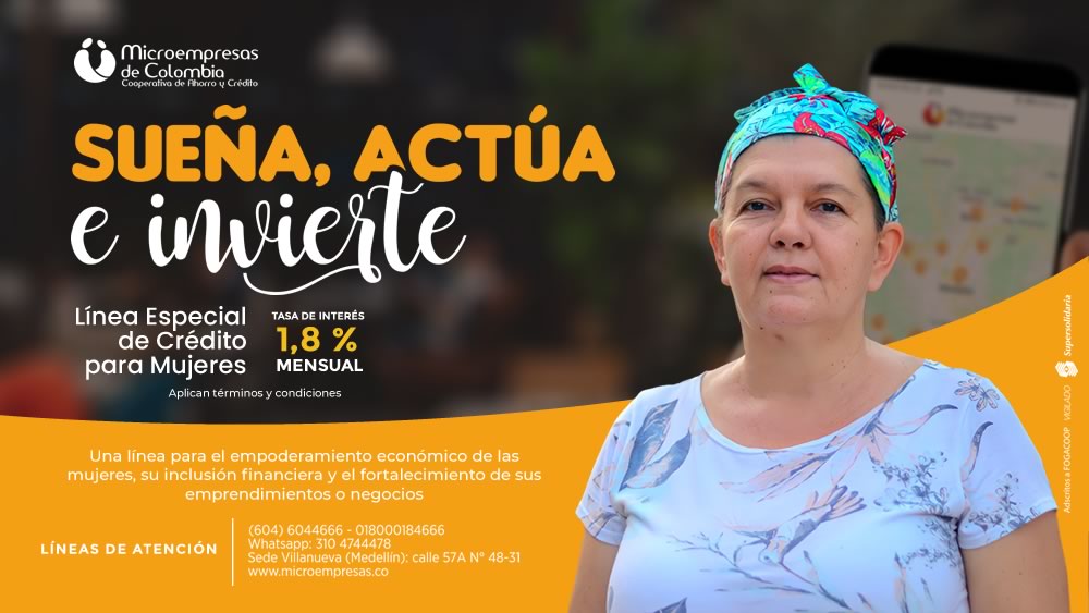 Línea especial de crédito para mujeres
