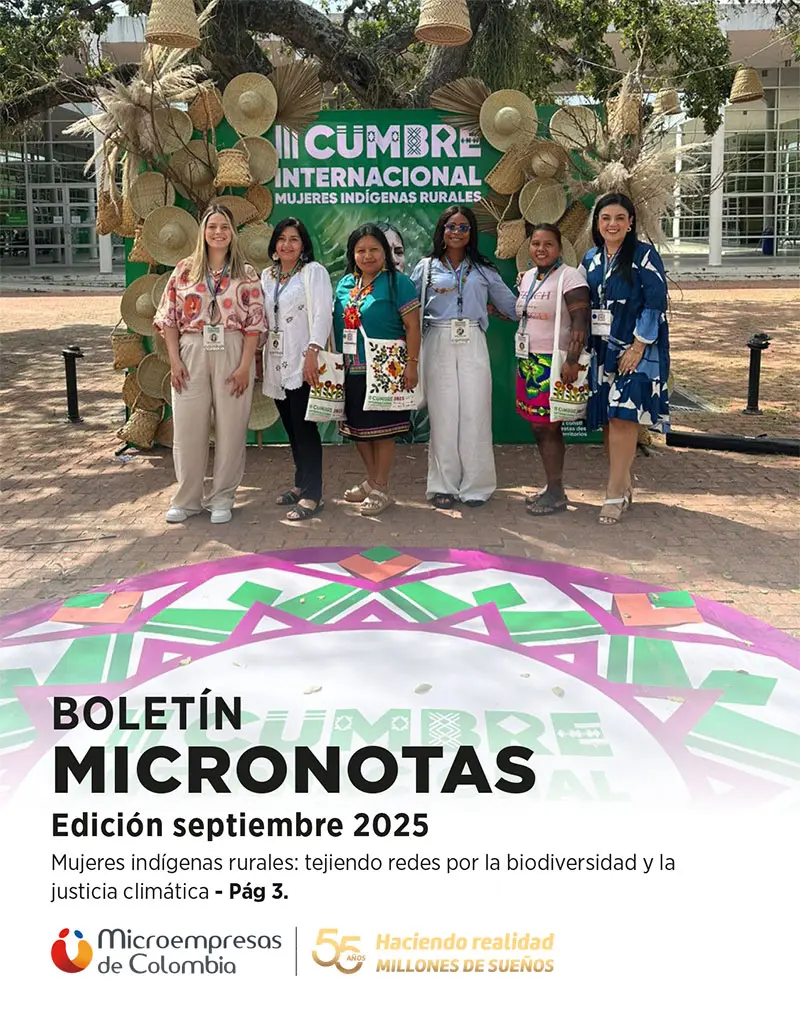 Micronotas septiembre 2025 Microempresas de Colombia, Boletín Micronotas septiembre 2025
